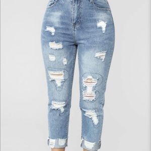 Fashion nova boyfriend jeans